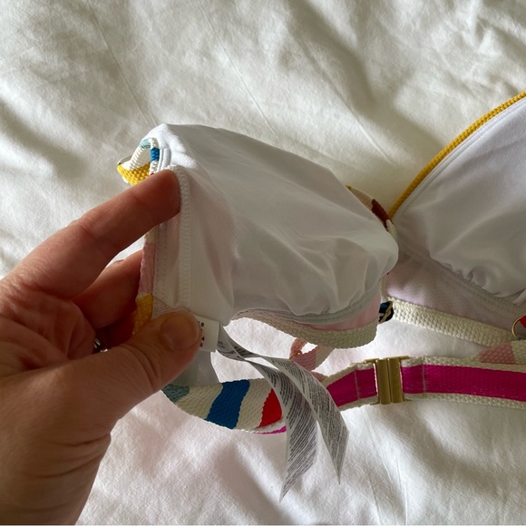 Boden rainbow stripe two piece bikini - Picture 4 of 11